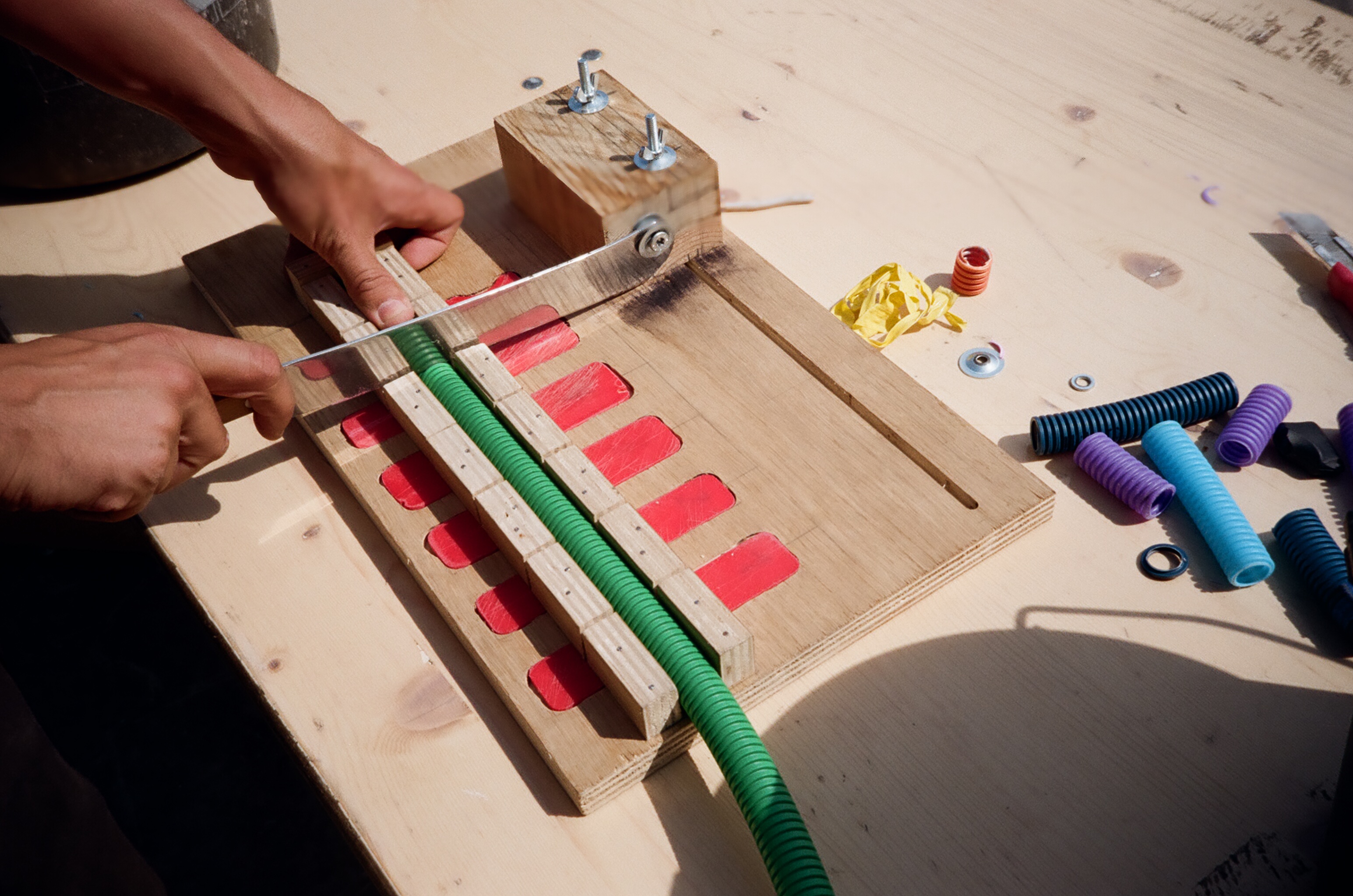 Guillotine à tuyau